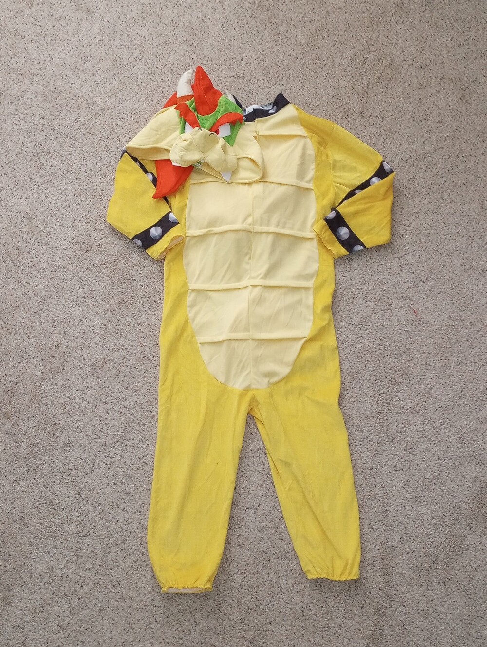 Super Mario Bowser Halloween Costume Kids Size Medium 7/8